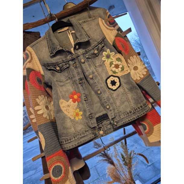 Lecoco - Angie Denim Jakke - kort model - denimbl�