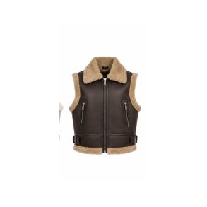 Lecoco - Sophia Vest  - kort model - brun