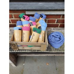 Lisbeth Merrild - Trklder - 90x180 cm - lysbl, grn, pink