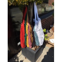 Lisbeth Merrild - Indkbsnet 100% Bomuld - cremefarvet