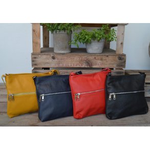 Skindtaske m/regulerbar rem