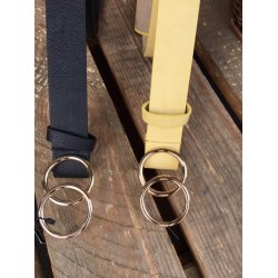 Skindblte m. guld spnde