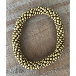 Lisbeth Merrild - Armbnd perler - hvid, koks, sort, guld, slv