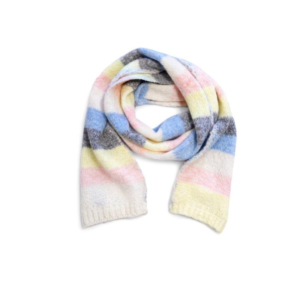 Lisbeth Merrild - T�rkl�de aflangt strikket - multi farvet