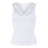 Tim&Simonsen - Belen V-lace top - hvid