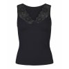 Tim&Simonsen - Belen V-lace top - sort