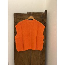 Not Sisters - Lala strikket Vest - orange