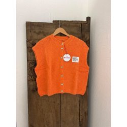 Not Sisters - Lala strikket Vest - orange