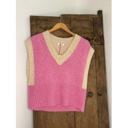 Not Sisters - Candice Vest - pink og beige