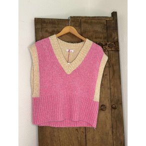 Not Sisters - Candice Vest - pink og beige