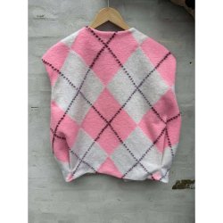 Not Sisters - Vest - harlekin m�nster pink og beige