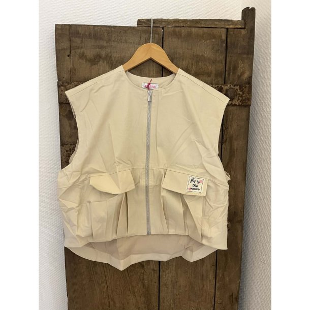 Not Sisters - Patch Vest - beige
