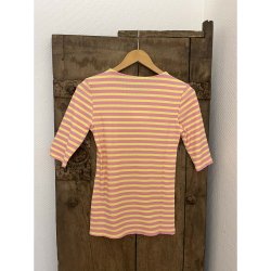 Not Sisters - T-Shirt SS - stribet - pink/gul