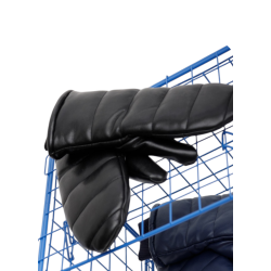 Black Colour - Quiltet Luffer - sort - One-Size