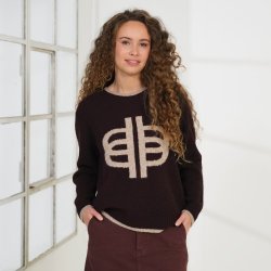 Prepair - Babara Strikbluse - bordeaux