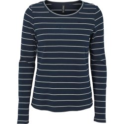 Prepair - Beatrice T-Shirt - stribet - navy og hvid stribet