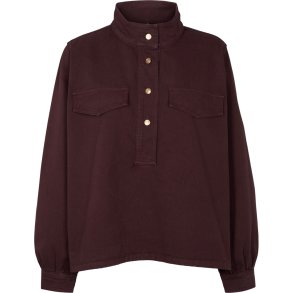 Prepair - Bianca Denim Bluse - bordeaux