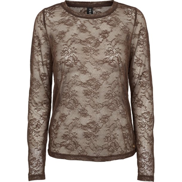 Prepair - Elana T-Shirt - Blondebluse - brun