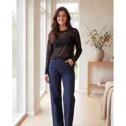 Prepair - Elana T-Shirt - Blondebluse - sort