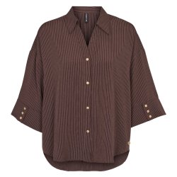 Prepair - Lydia Skjortebluse - loose fit med trekvartlange �rmer - blomme