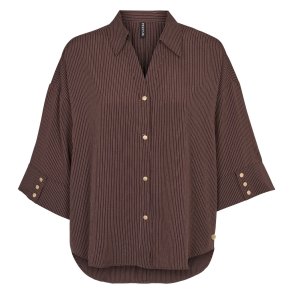 Prepair - Lydia Skjortebluse - loose fit med trekvartlange �rmer - blomme