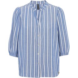 Prepair - Maggie Bluse - bl� og hvid stribet