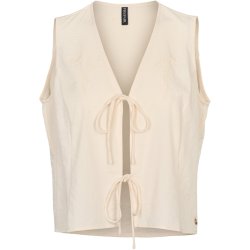 Prepair - Penelope Vest - beige med tynde bindeb�nd
