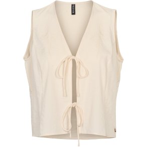 Prepair - Penelope Vest - beige med tynde bindeb�nd