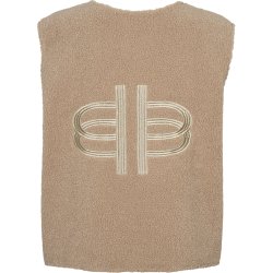 Prepair - Tracy Vest - lys sand - teddy look m/logo p� ryggen