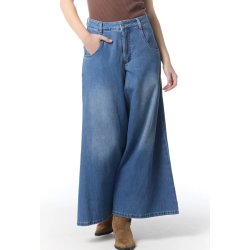 Qnuz - Wide Pants / Nederdel - denim bl�