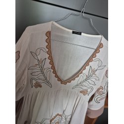 Qnuz - Come Tunika - beige og camel