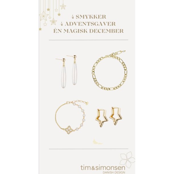 Tim&Simonsen - 4 Adventsgaver - 4 Smykker - n magisk December