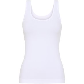 Tim&Simonsen - Ellen Tank Top - hvid - Microfibertop hudfarvet