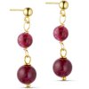 Tim & Simonsen - Jackie 2-stone reringe - Bordeaux garnet