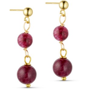 Tim & Simonsen - Jackie 2-stone reringe - Bordeaux garnet