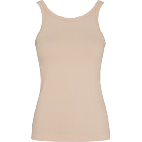 Tim&Simonsen - Lone Tank Top - cipria - Microfibertop i rib