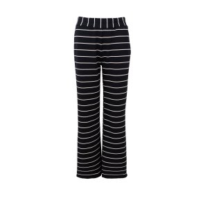 Black Colour - BCJAY - Stribet Sweatbuks - sort og hvid