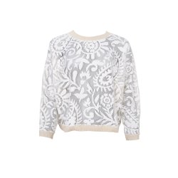Black Colour - BCESTHER Blonde Sweatbluse - offwhite