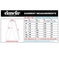 DANEF Kbenhavn - Danecommuter Rain Pants / Regnbukser - sort