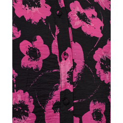 FREE/QUENT FQFLUSS - Bluse med print - sort og pink