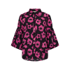 FREE/QUENT FQFLUSS - Bluse med print - sort og pink