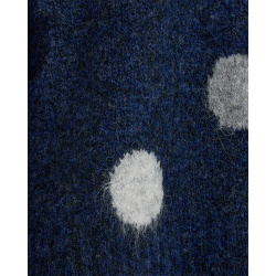 FREEQUENT - FQLOUISA Pullover - med prikket mnster - gr og bl