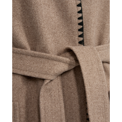 FREEQUENT - FQYANNA Vest - sort og beige