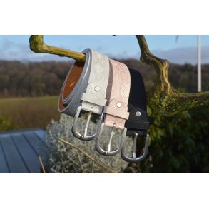 Slangeskindsblte BEIGE m. slv spnde