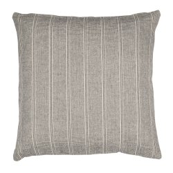 Ib Laursen - Pudebetrk - 50x50 cm - med sort/creme striber