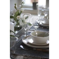 Ib Laursen - Dkkeserviet -  i 100% sort bomuld