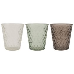 Vase m/tern glas transparent