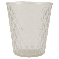 Vase m/tern glas transparent
