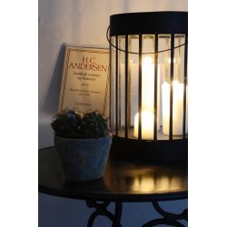 Ib Laursen - Vega Lygte rund small - metal