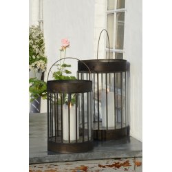 Ib Laursen - Lygte Vega rund large - metal